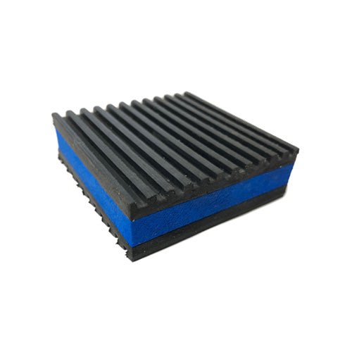 Easyflex VibraSystems EVA Blue Foam Vibration Isolation Pad for Chillers, HVAC, Air Compressor, Washer and Dryer, Air Conditioner Units, Pack of 4